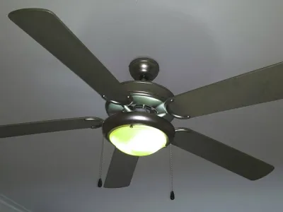 مروحة سقف بإضاءة وريموت